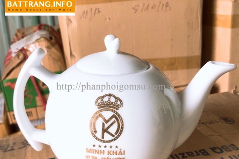 Ấm chén dáng bưởi tay cành